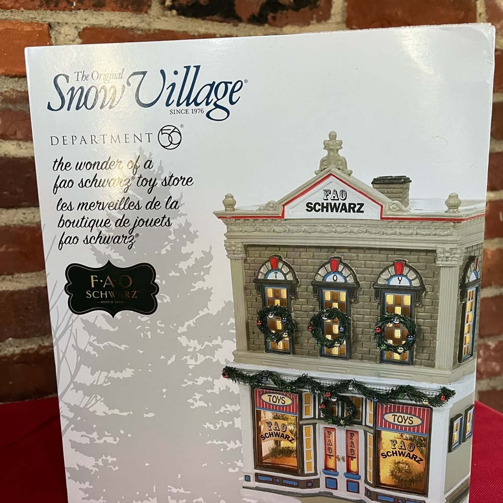 COPY - The real general snow village department 56 the wonder of a FAO Schwartz…
